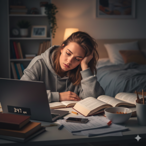 Sono ao estudar? Veja como lidar com o problema