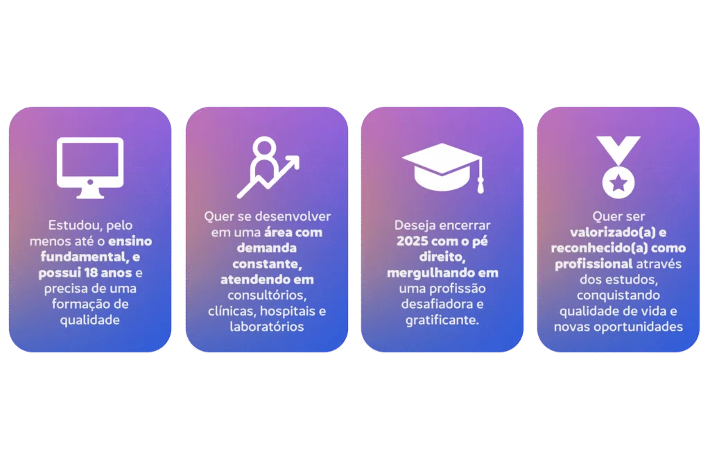Estrutura do Curso ASB com módulos de formação
